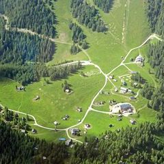 Flugwegposition um 14:10:03: Aufgenommen in der Nähe von Aflenz Land, Österreich in 2426 Meter